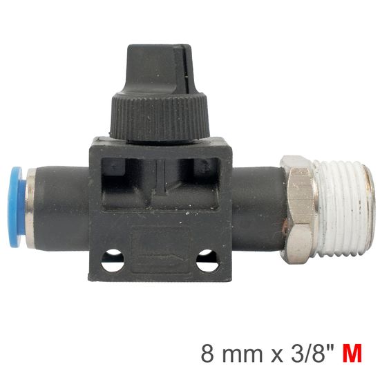 Pu Hose Fitting Valve 8mm X 3/8'm